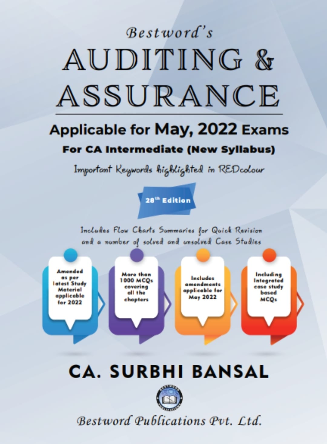 bestword's-auditing-and-assurance---by-ca-surbhi-bansal---28th-edition---for-ca-(intermediate)-may-2022-exams-(new-syllabus)